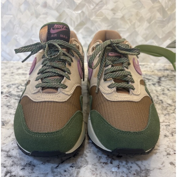 Size 7 Nike Air Max 1 NH  DR9773-300 TreeLine Skunk Men's Sneakers - Picture 3 of 16